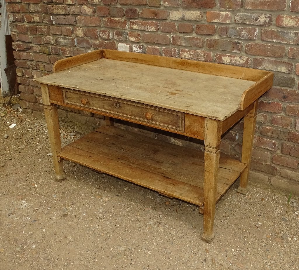 oude bakkerstafel tafel uit bakkerij werktafel werkbank, Ophalen