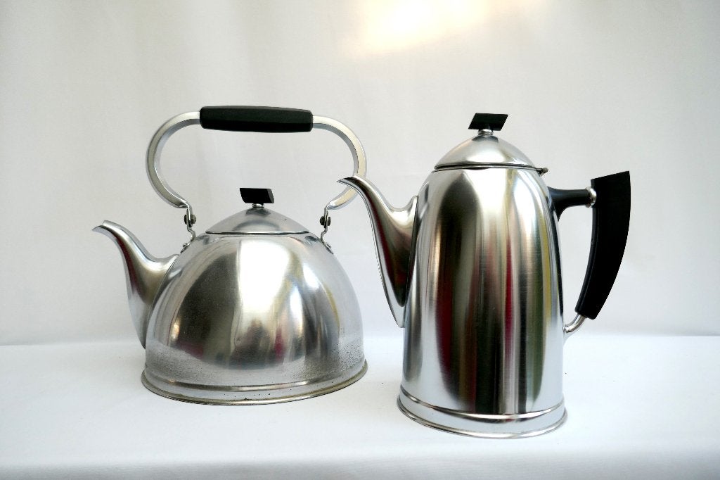 Demeyere - ketel en koffiekan - Art Deco België, Antiek en Kunst, Verzenden