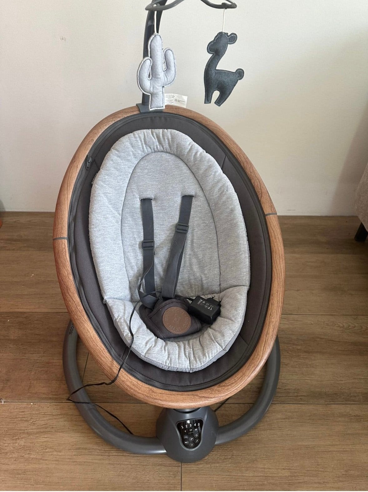 Maxi Cosi babyswing, Ophalen, Gebruikt, Schommelstoel, Met gordel(s) of riempje(s)