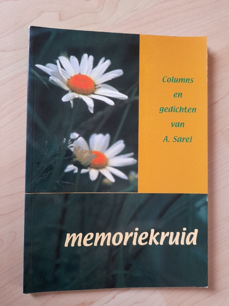 MEMORIEKRUID A Sarel Columns en gedichten, Ophalen of Verzenden, Zo goed als nieuw