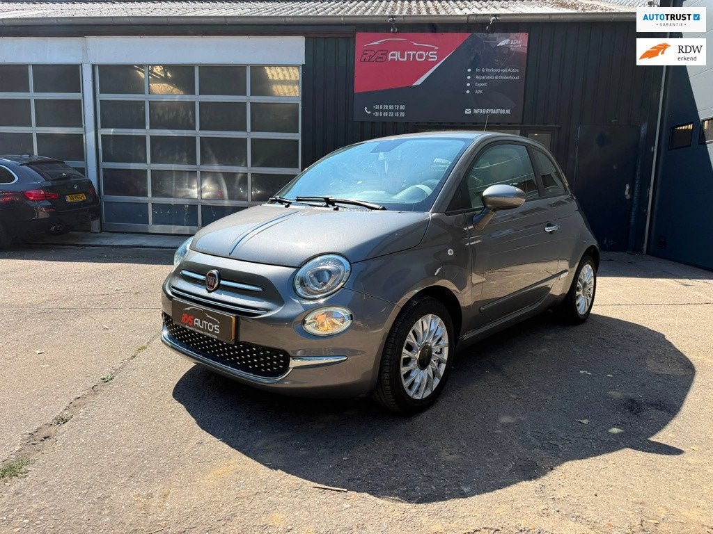 Fiat 500 1.0 Hybrid Lounge|DAB|Carplay|AIRCO, Voorwielaandrijving, Stof, Gebruikt, Euro 6