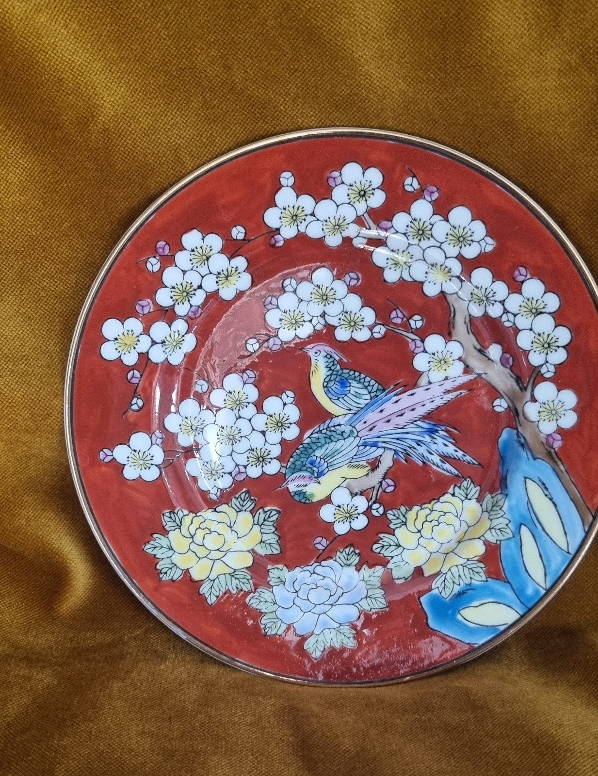 Japans bord . Handbeschilderd, Antiek en Kunst, Antiek | Wandborden en Tegels, Verzenden