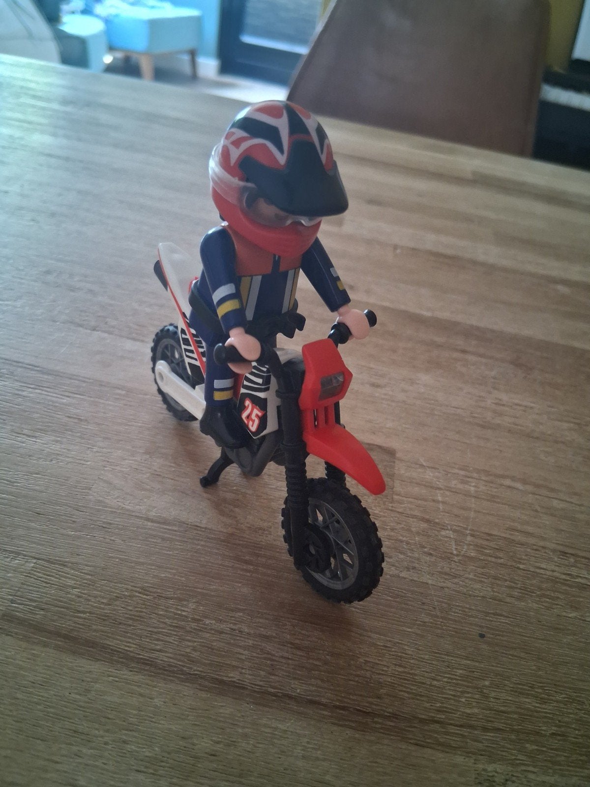 Playmobil Motorcrosser met motor, Ophalen of Verzenden, Gebruikt