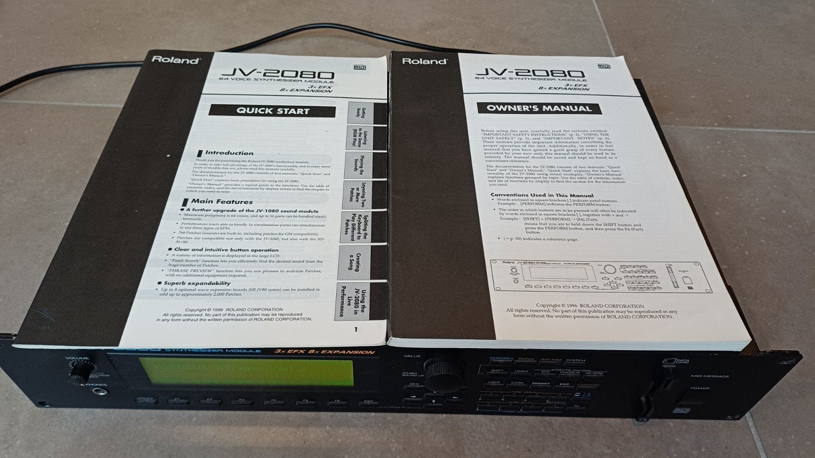 Roland JV-2080 64-stemmige Synthesizer Module, Ophalen, Gebruikt, Roland, Overige aantallen