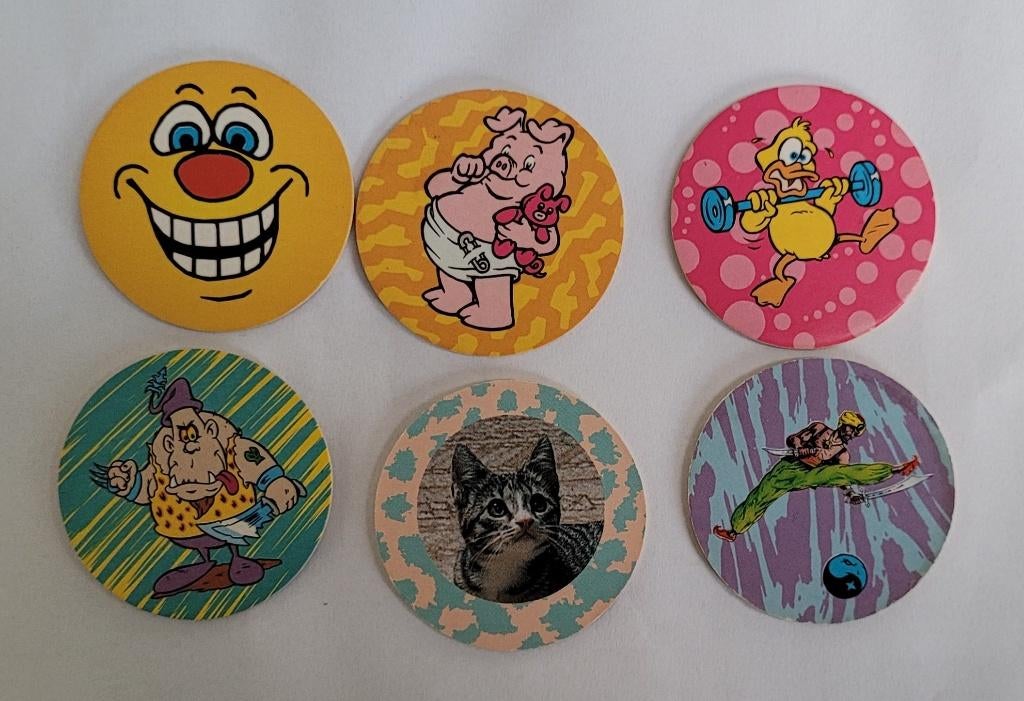 Allerlei, collector caps, Pokémon munten, Bartjes, Fristi, Verzamelen, Flippo's, Ophalen of Verzenden, Spiek, Losse flippo's