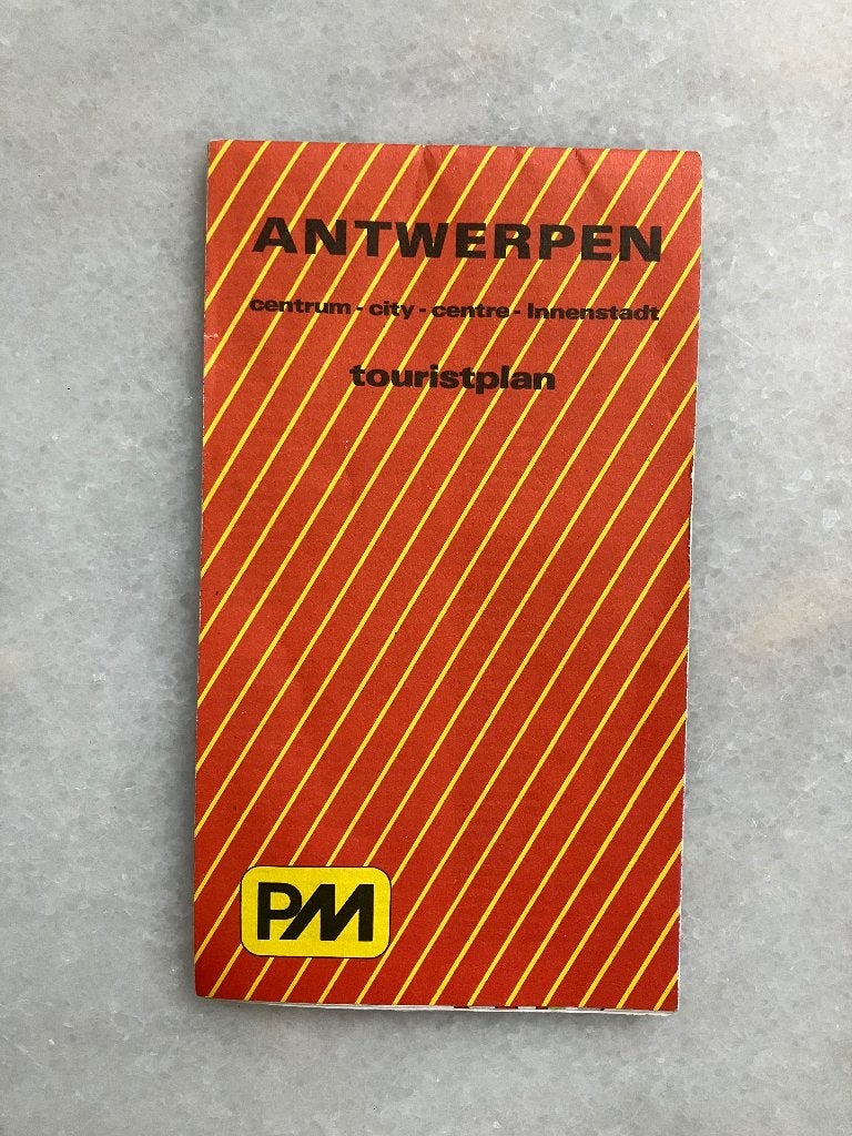 Plattegrond Antwerpen, Boeken, Atlassen en Landkaarten, Ophalen of Verzenden, Gelezen, 1800 tot 2000, Overige typen