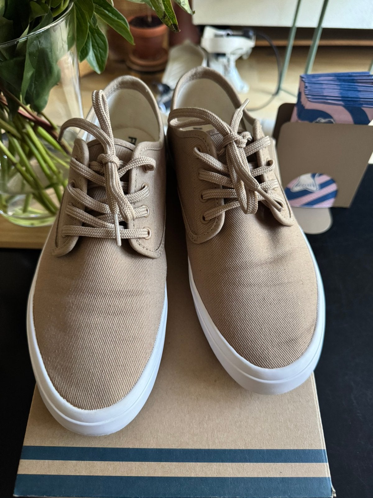 Fred Perry merton twill - Sandstorm, Bruin, Nieuw, Ophalen of Verzenden, Sneakers of Gympen