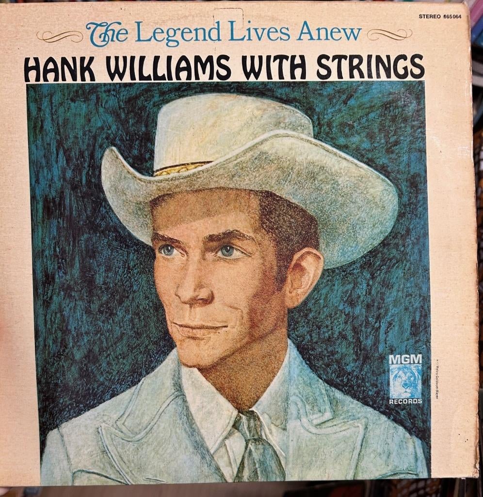 Hank Williams with strings: The legend lives anew (lp), Cd's en Dvd's, Vinyl | Country en Western, Gebruikt, 12 inch, Ophalen of Verzenden