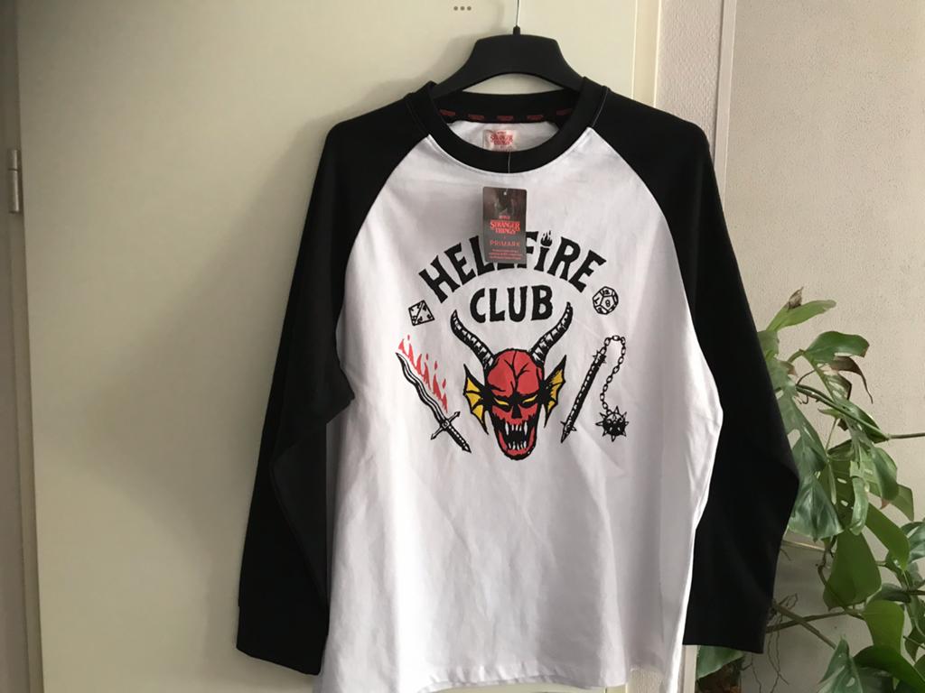 Stranger Things Hellfire shirt, Ophalen of Verzenden, Nieuw, Overige maten, Wit