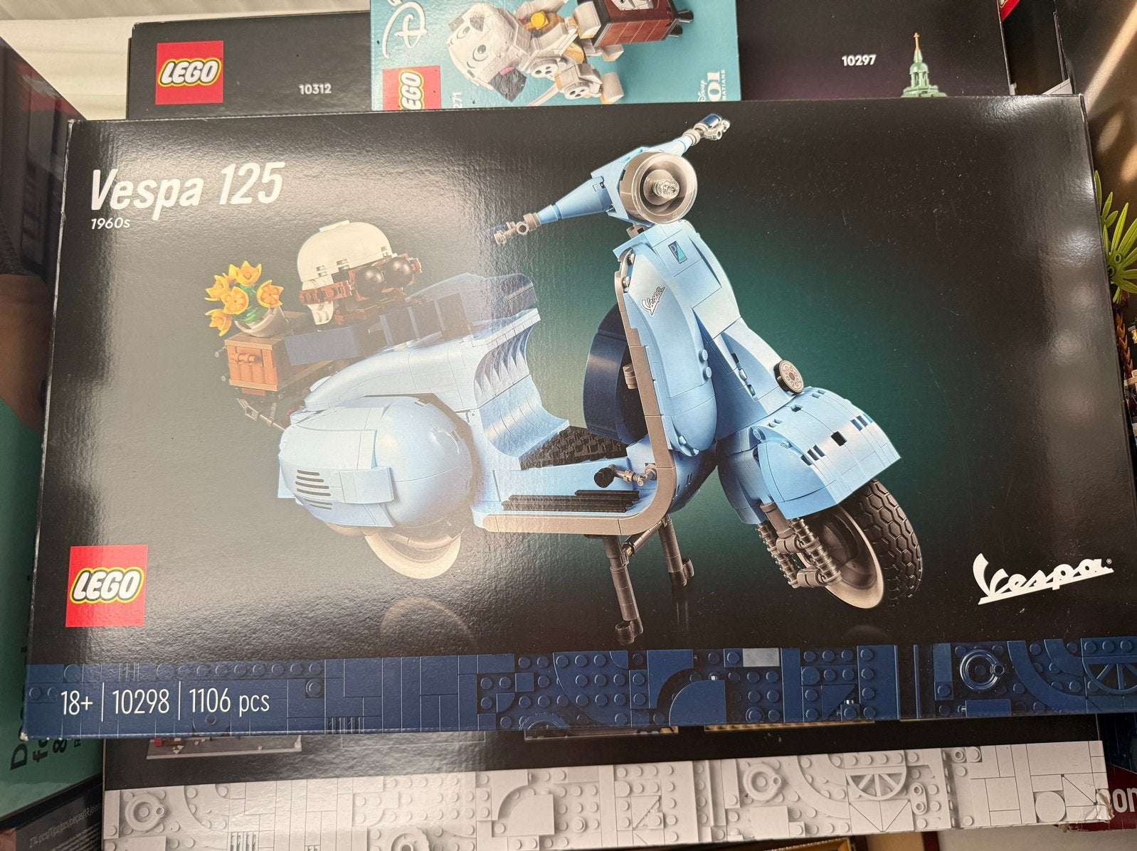 LEGO Vespa 125 (10298), Ophalen, Lego, Zo goed als nieuw, Inclusief doos