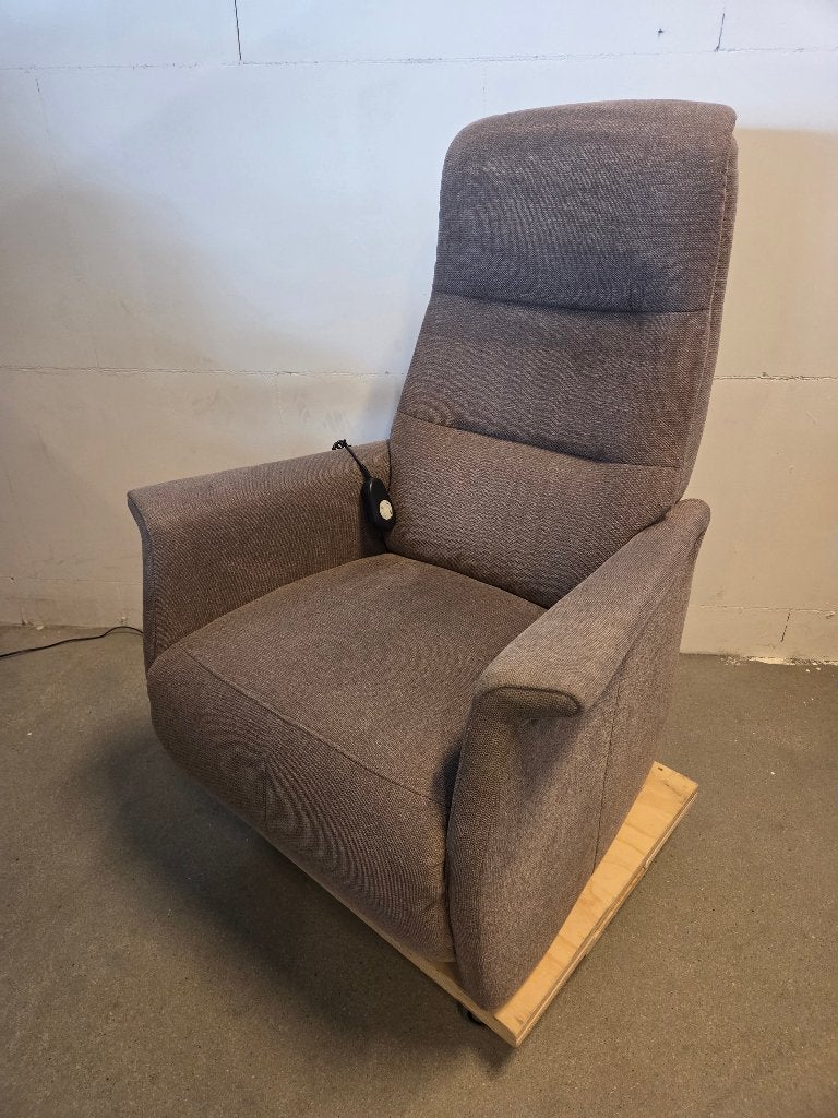 opsta stoel / sta op stoel stof / muisbruin, Ophalen, Zo goed als nieuw, Stof, 50 tot 75 cm