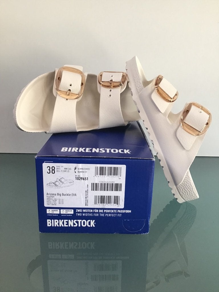 Birkenstock 38 wit Arizona Big Buckle Eva | Gratis verzenden, Kleding | Dames, Schoenen, Slippers, Verzenden, Wit, Nieuw