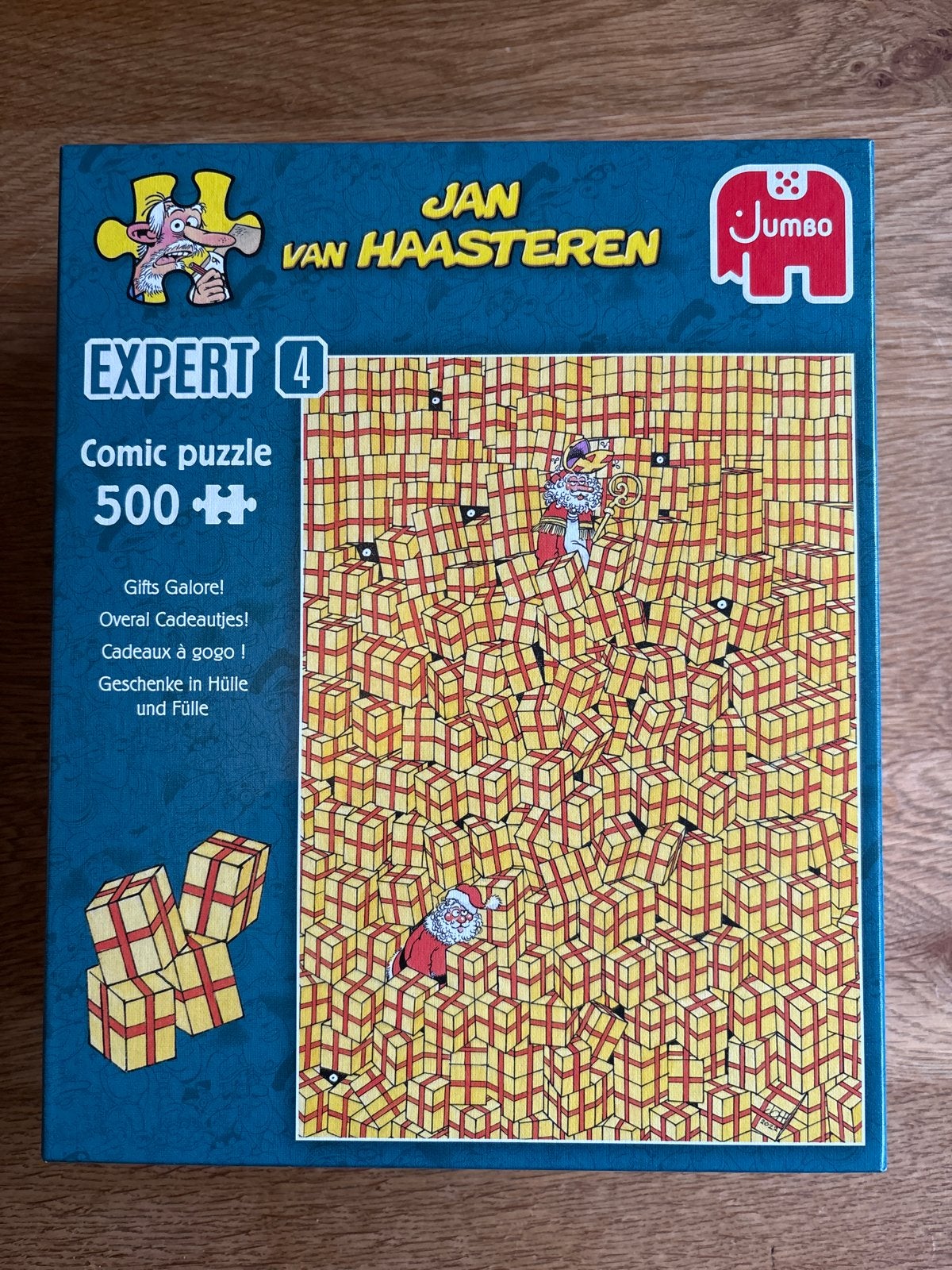 Jan van Haasteren Expert 4 - Overal Cadeautjes!, Ophalen, 500 t/m 1500 stukjes, Zo goed als nieuw, Legpuzzel