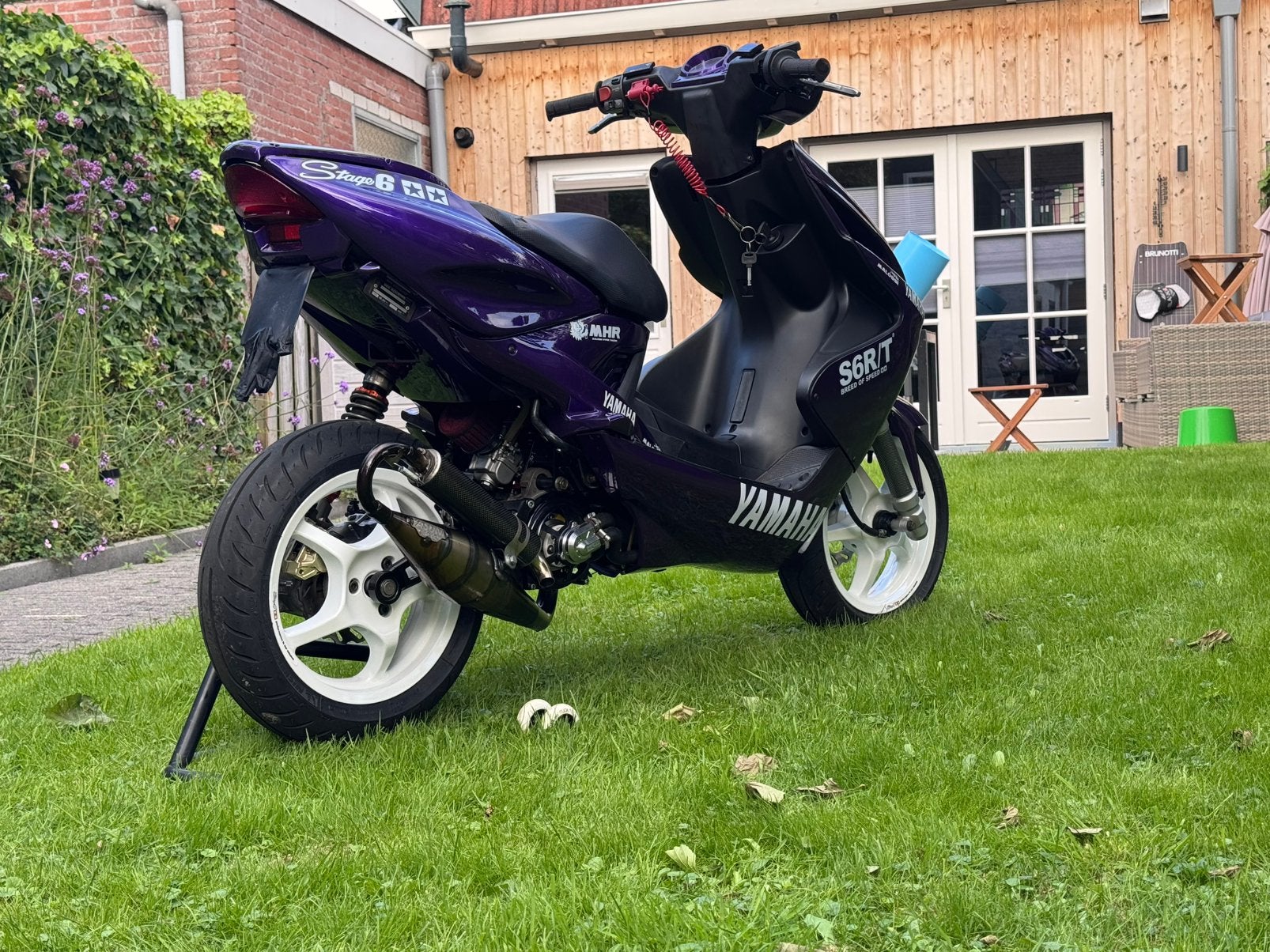 Yamaha Aerox 70cc Stage6 MK2 Racing, Tweetakt, Gebruikt, Aerox, Maximaal 45 km/u