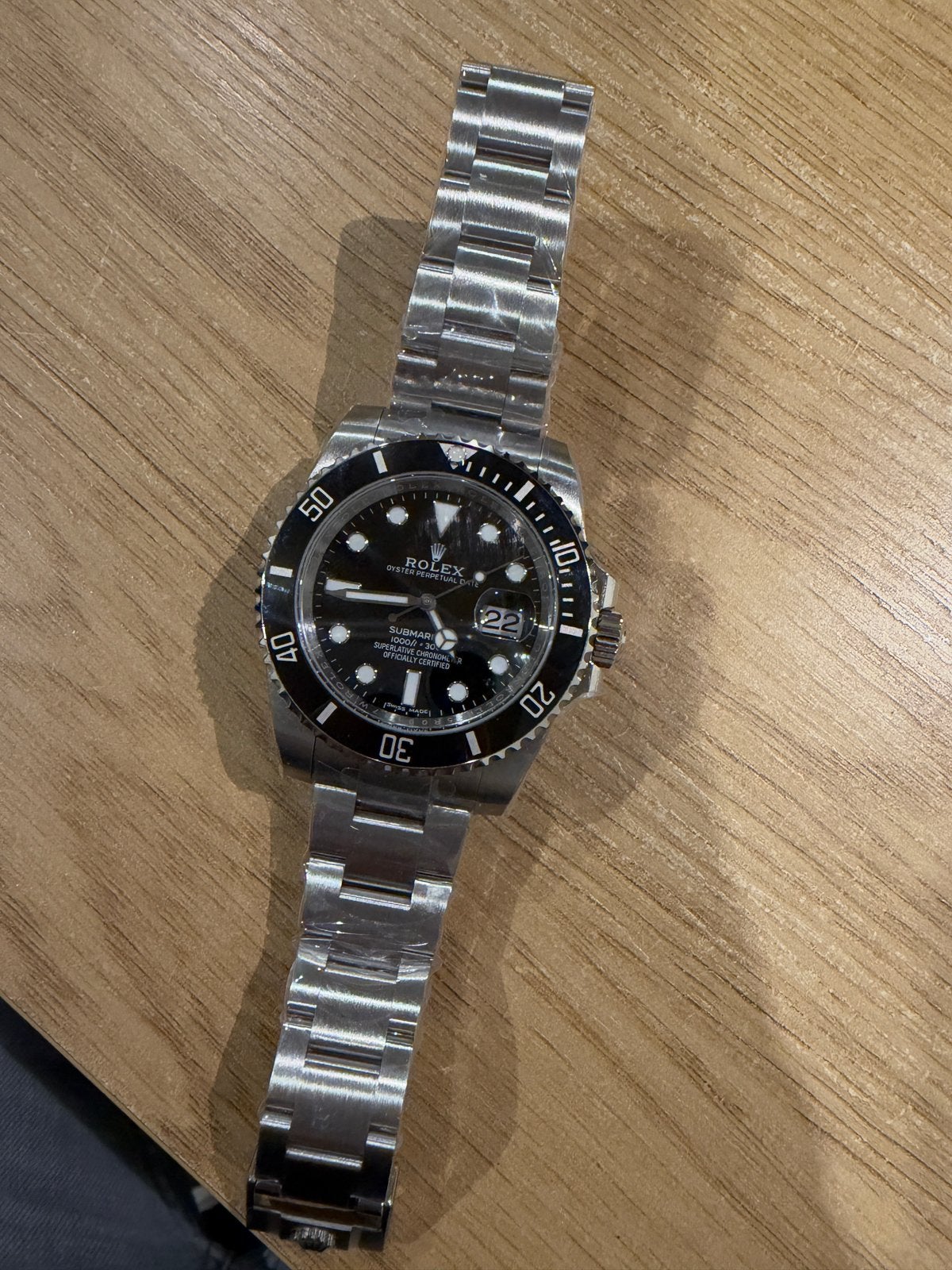 Rolex submariner sc cn 3135, Ophalen of Verzenden, Zo goed als nieuw