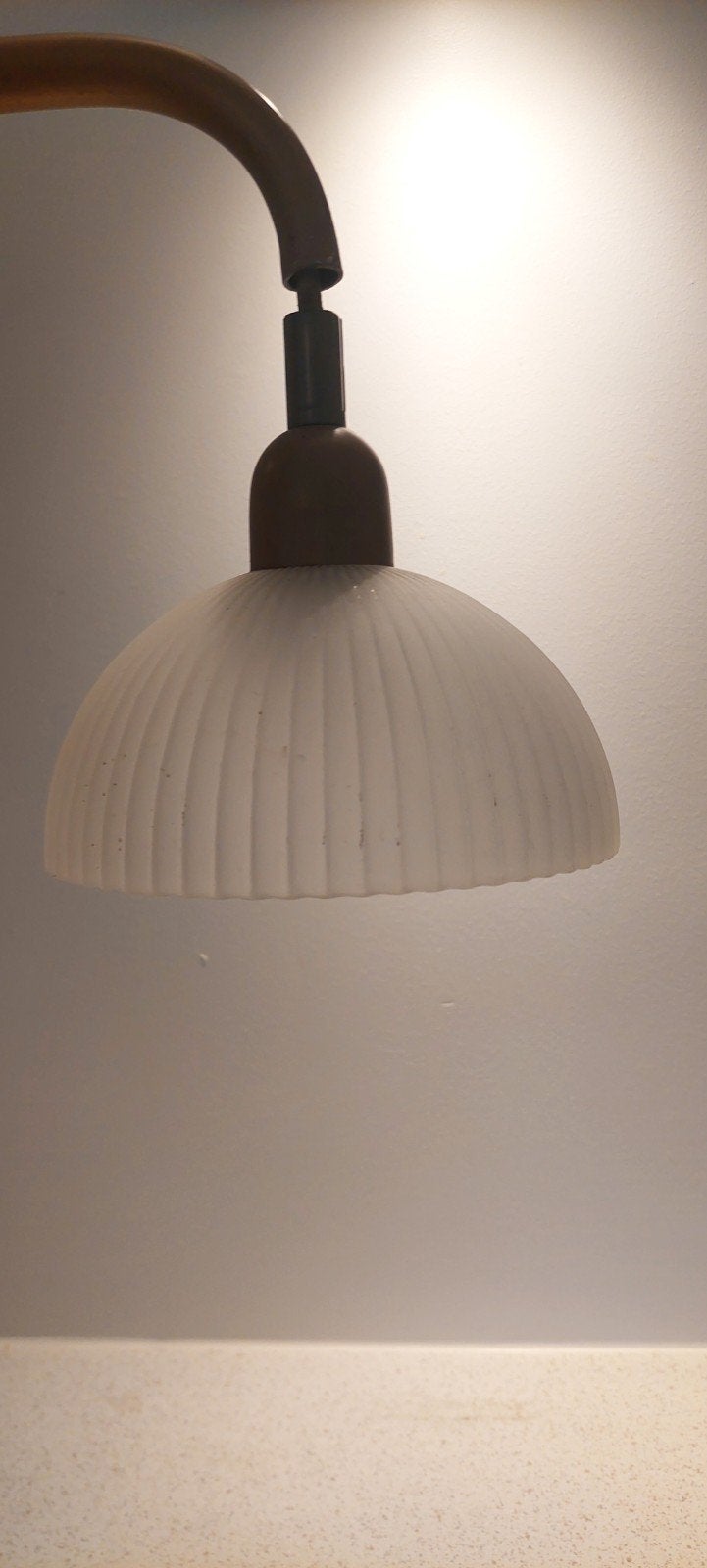 oud muurlampje, Ophalen