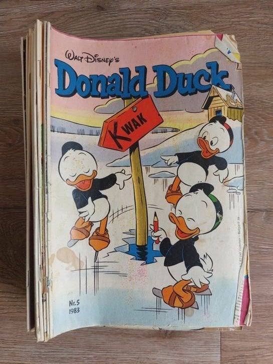 Donald Duck Weekblad Jaargang 1983, Gelezen, Complete serie of reeks, Ophalen of Verzenden, Walt Disney  Donald duck