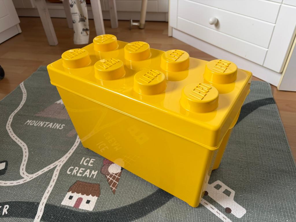 LEGO Classic Opbergbox Large GEEL, Overige thema's, Lego, Accessoire, Nieuw