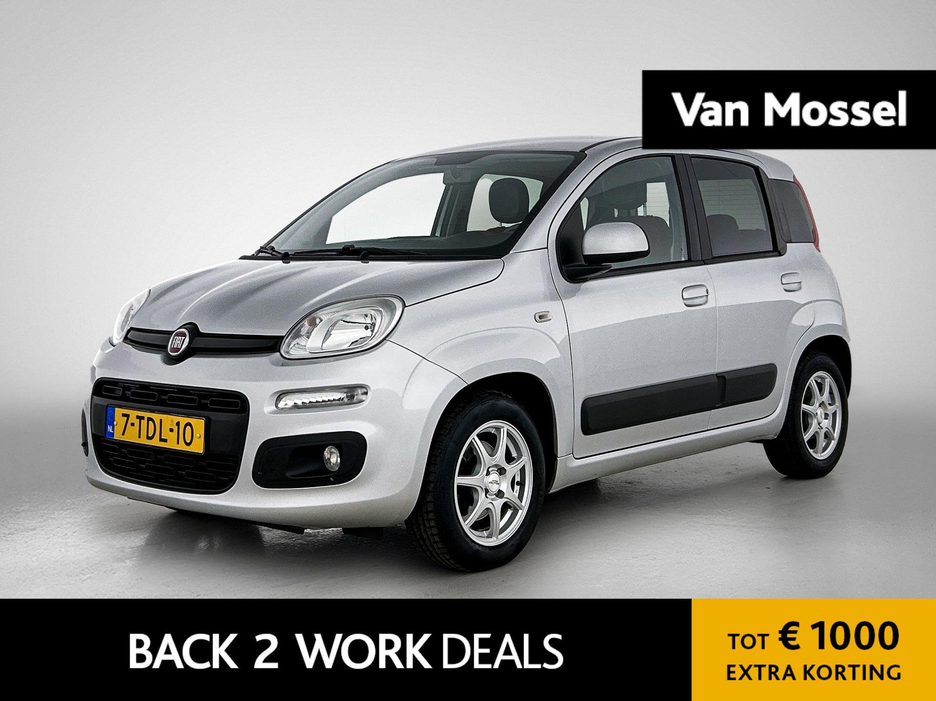 Fiat Panda 0.9 TwinAir Lounge | AIRCO | ELEKTRISCHE RAMEN |, Stof, Gebruikt, 31 €/maand, Panda
