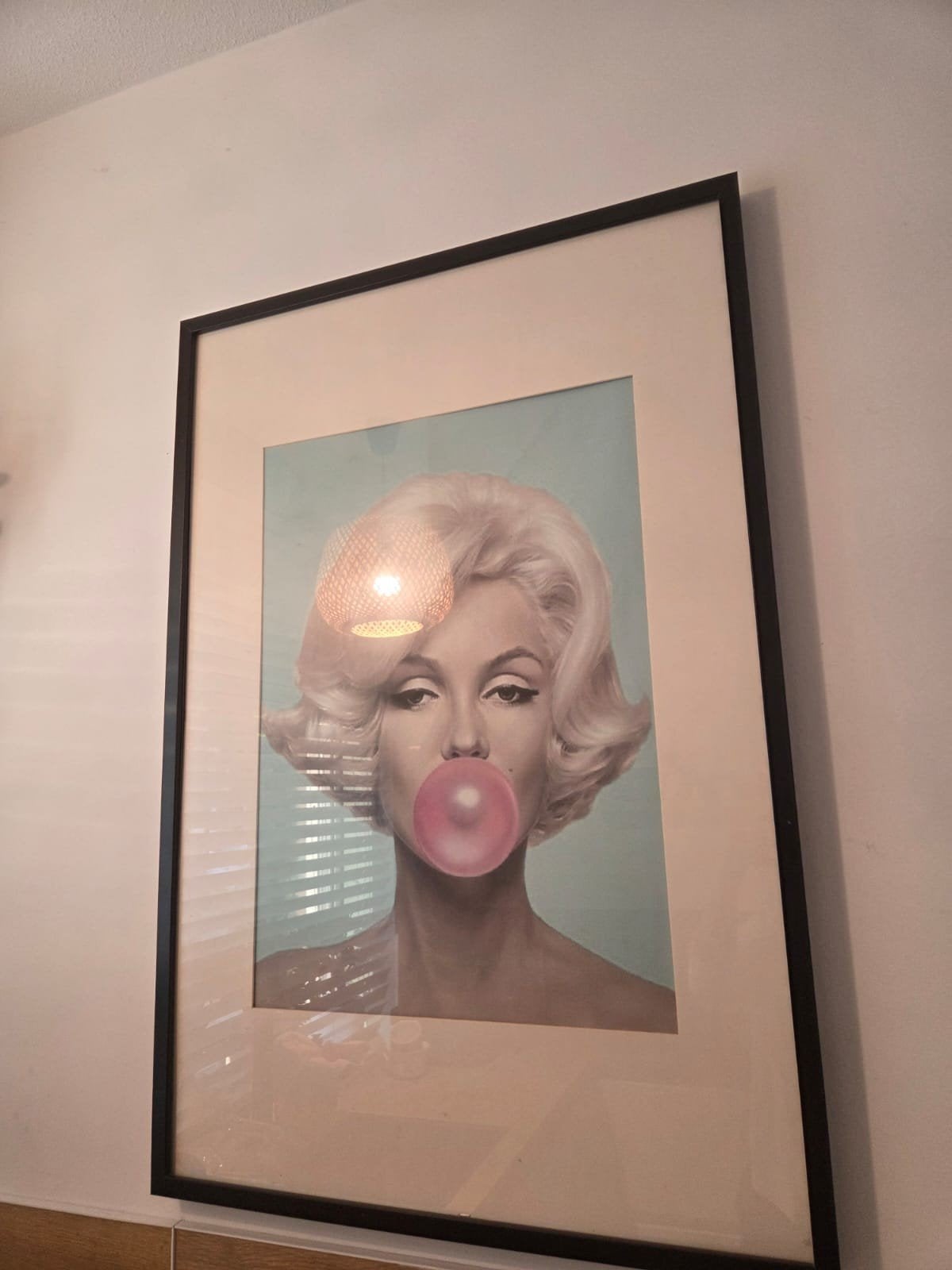 Marilyn Monroe Bubblegum Pop Art Poster, Huis en Inrichting, Woonaccessoires | Schilderijen, Tekeningen en Foto's, Zo goed als nieuw