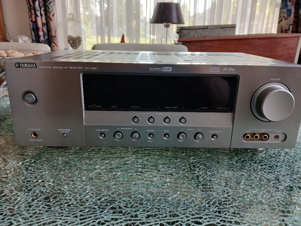 Yamaha receiver RX-V361 en CDC 565 - 5 cd wisselaar, Ophalen of Verzenden, Gebruikt, 60 tot 120 watt, Yamaha
