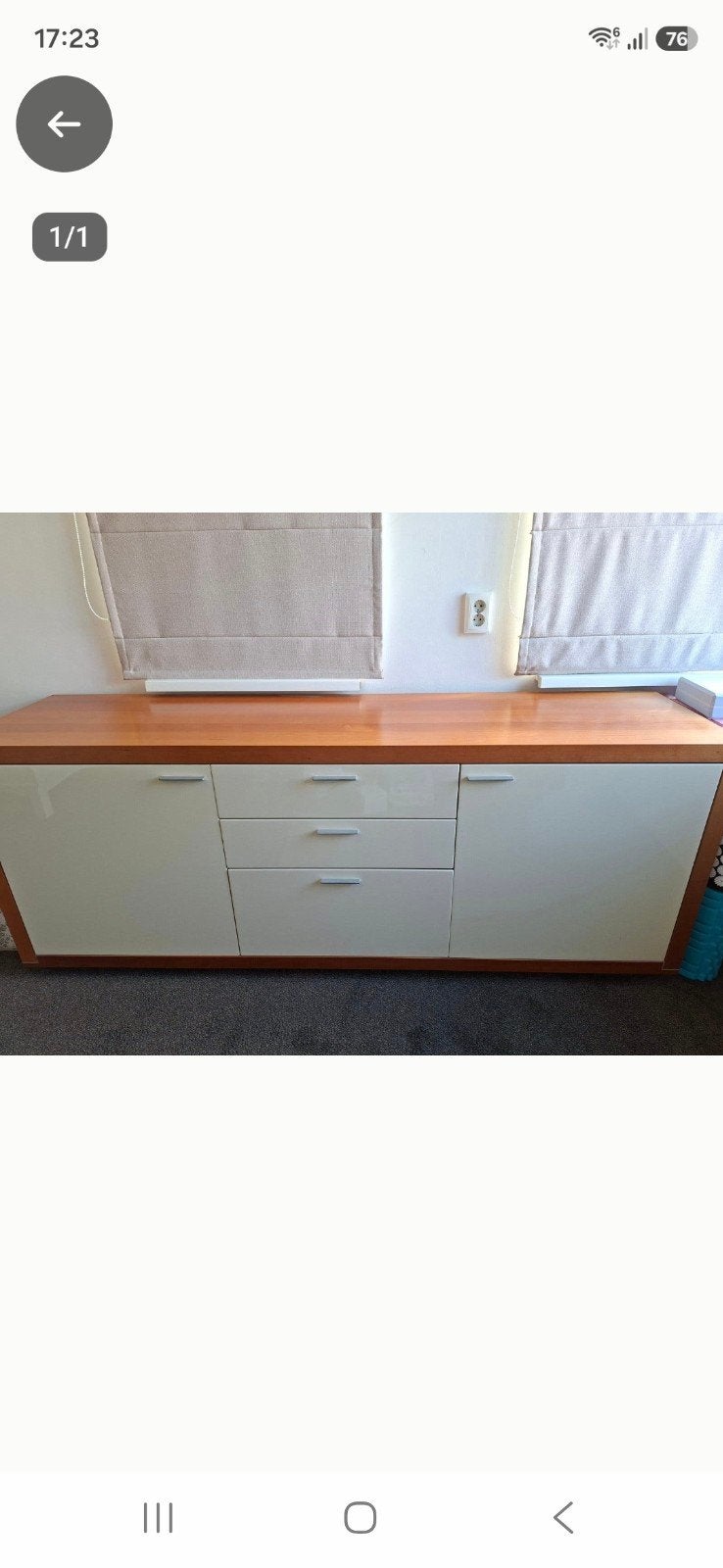 Design Pastoe dressoir, Ophalen, Gebruikt, 200 cm of meer, Kersenhout