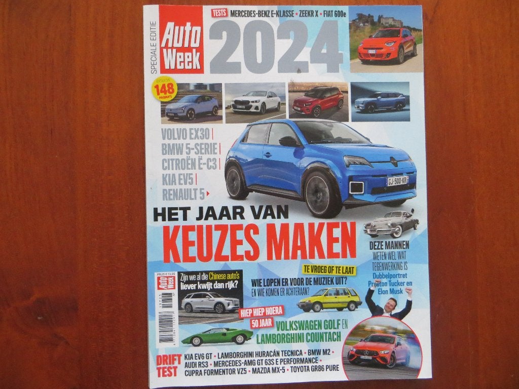 Autoweek Speciale Editie 2024 Volvo EX30, BMW 5-serie, Ë-C3, Ophalen of Verzenden, Nieuw, BMW