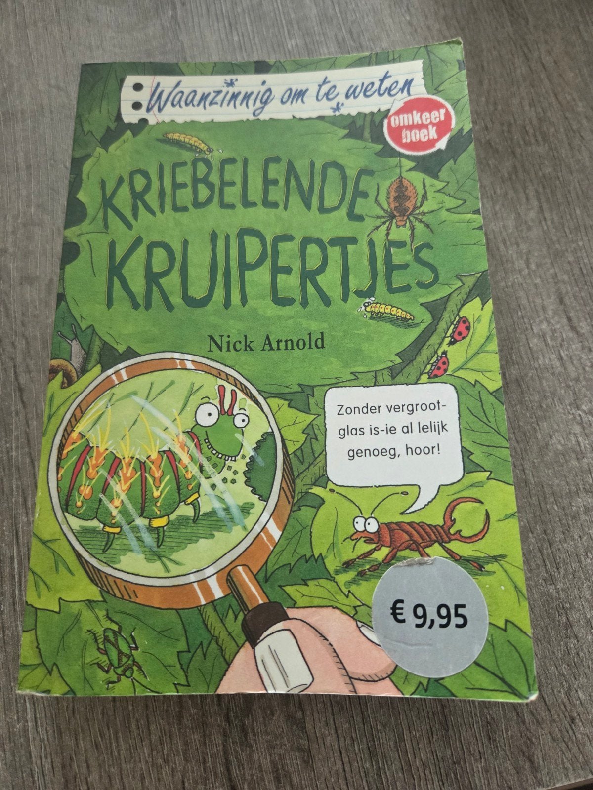 Omkeerboek Kriebelende kruipertjes/ Mega mooie minimonsters, Ophalen of Verzenden, Zo goed als nieuw, Nick Arnold, Non-fictie
