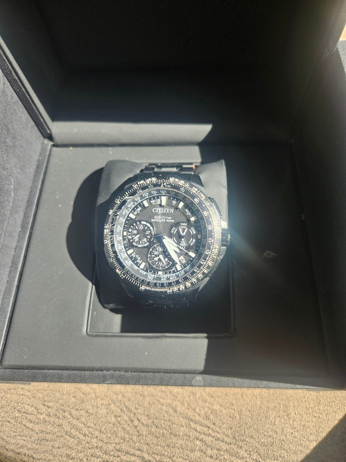 citizen horloge, Sieraden, Tassen en Uiterlijk, Horloges | Heren, Ophalen, Staal, Gebruikt, Staal