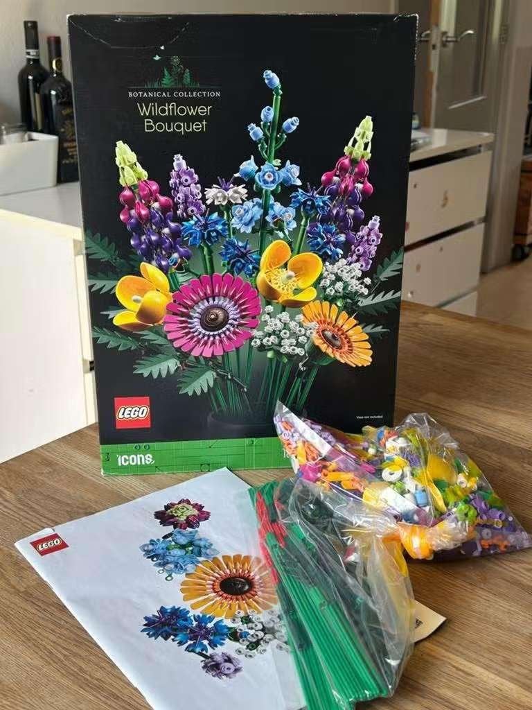 Lego 10313 🔺 Boeket met wilde bloemen 🔺 Compleet, Kinderen en Baby's, Speelgoed | Duplo en Lego, Compleet, Lego, Ophalen of Verzenden