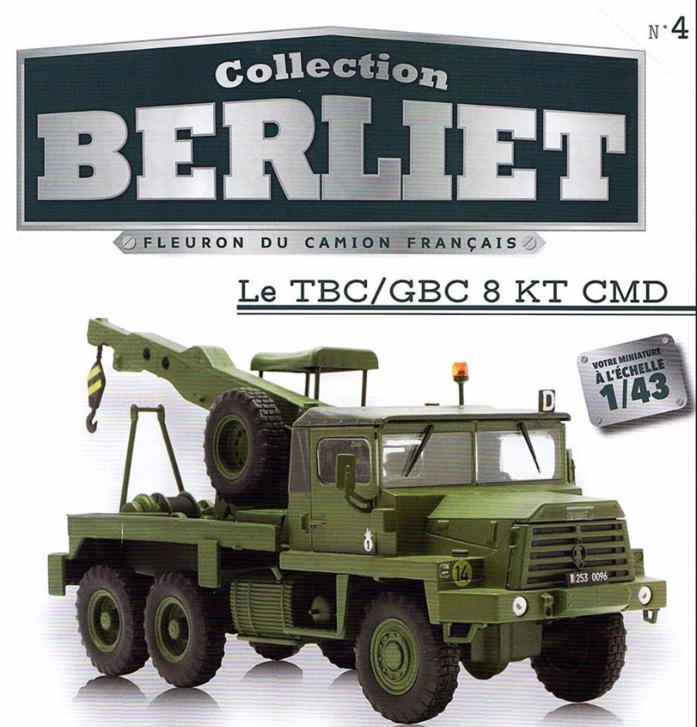 Berliet TBC/GBC 8 KT CMDN LEGER TAKELWAGEN 1/43 Berliet # 4, Verzenden, Nieuw, Bus of Vrachtwagen, Overige merken