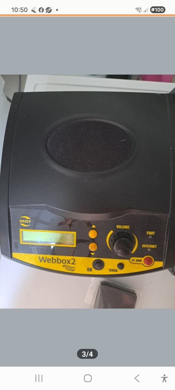 Daisy Webbox2 Internetradio Zo goed als nieuw, Ophalen of Verzenden, Zo goed als nieuw, Radio