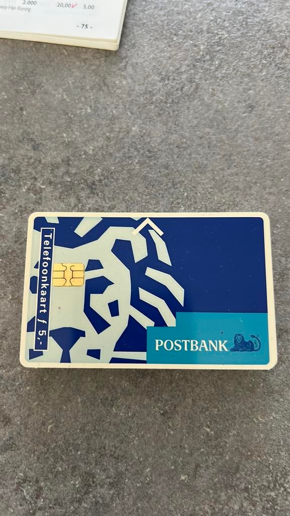 13 losse telefoonkaarten CRD256 Postbank, Ophalen of Verzenden