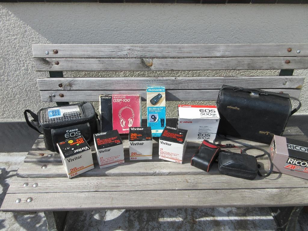 Vintage fotocamera's - lenzen, Ophalen of Verzenden, Zo goed als nieuw, Spiegelreflex, Overige Merken
