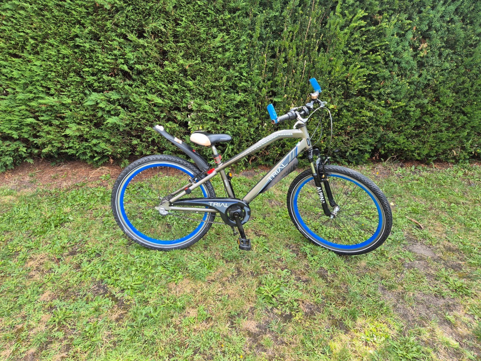 Trial Alpina kinderfiets met versnellingen, Fietsen en Brommers, Gebruikt, Velgrem, Versnellingen, Minder dan 49 cm