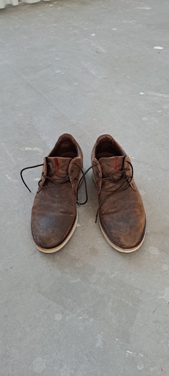 Te koop: Rehab heren schoenen maat 42 bruin, Ophalen, Zo goed als nieuw, Bruin