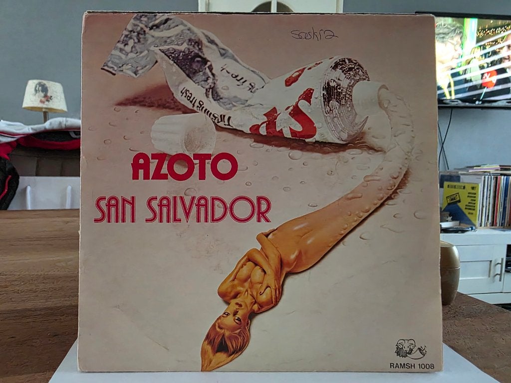 7" Single Azoto - San Salvador + Instrumental, Gebruikt, Verzenden, 7 inch, Pop