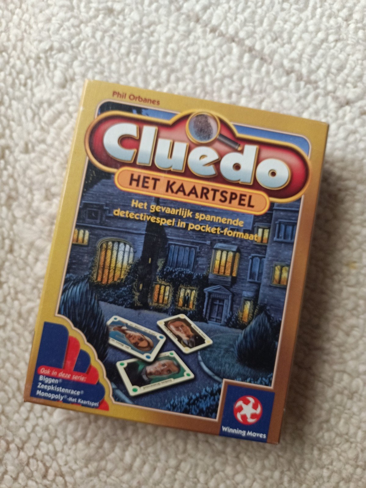 Cluedo, Hobby en Vrije tijd, Gezelschapsspellen | Kaartspellen, Ophalen of Verzenden, Zo goed als nieuw