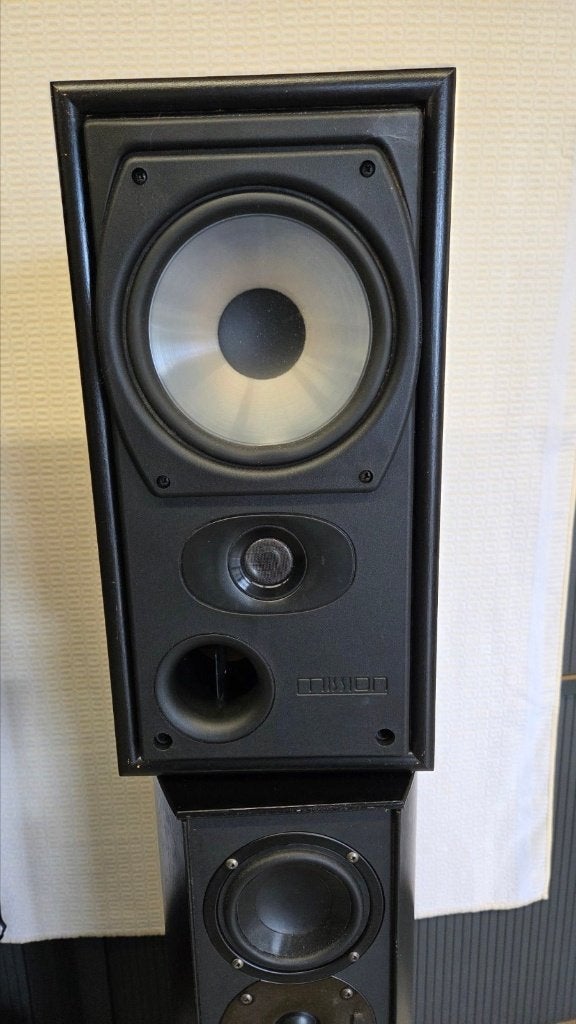 Mission 732 speakers, Gebruikt, Ophalen of Verzenden, Basreflex, Boekenplank luidspreker