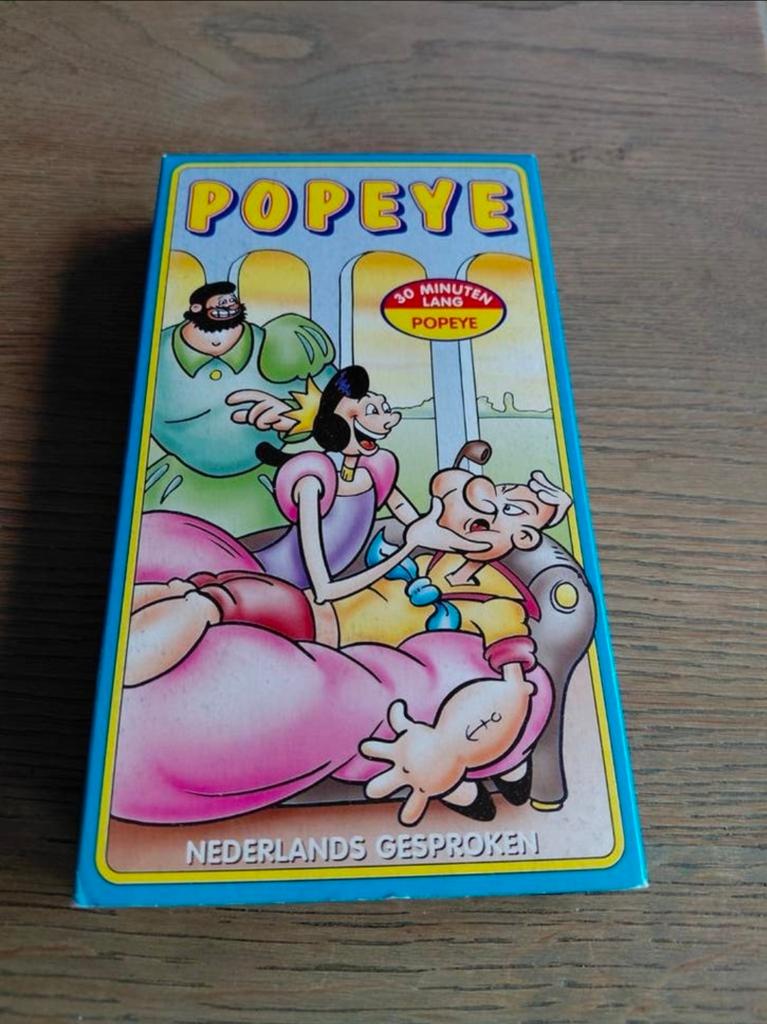 Popeye videoband., Cd's en Dvd's, VHS | Kinderen en Jeugd, Alle leeftijden, Ophalen of Verzenden, Gebruikt