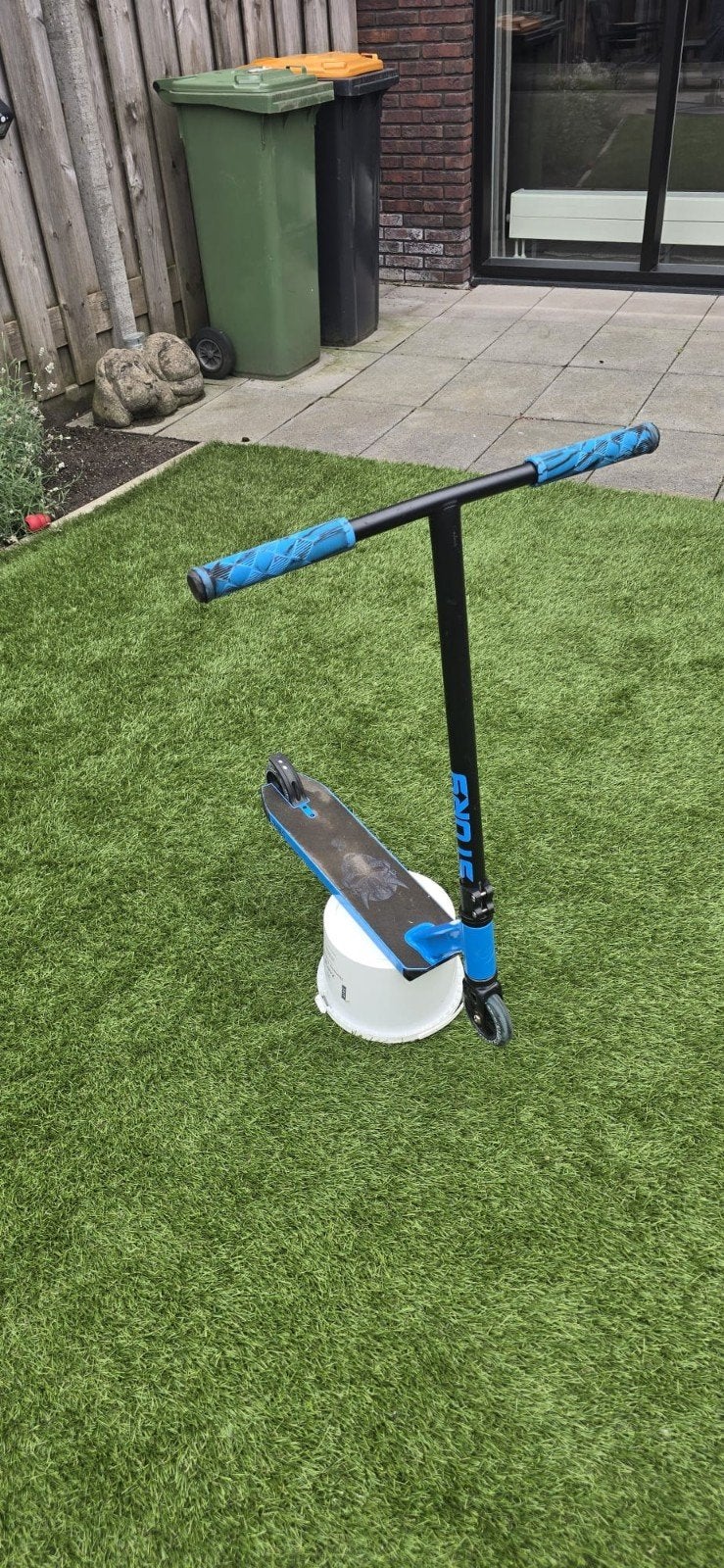 Stoere blauwe stuntstep, Ophalen of Verzenden, Gebruikt, Overige typen