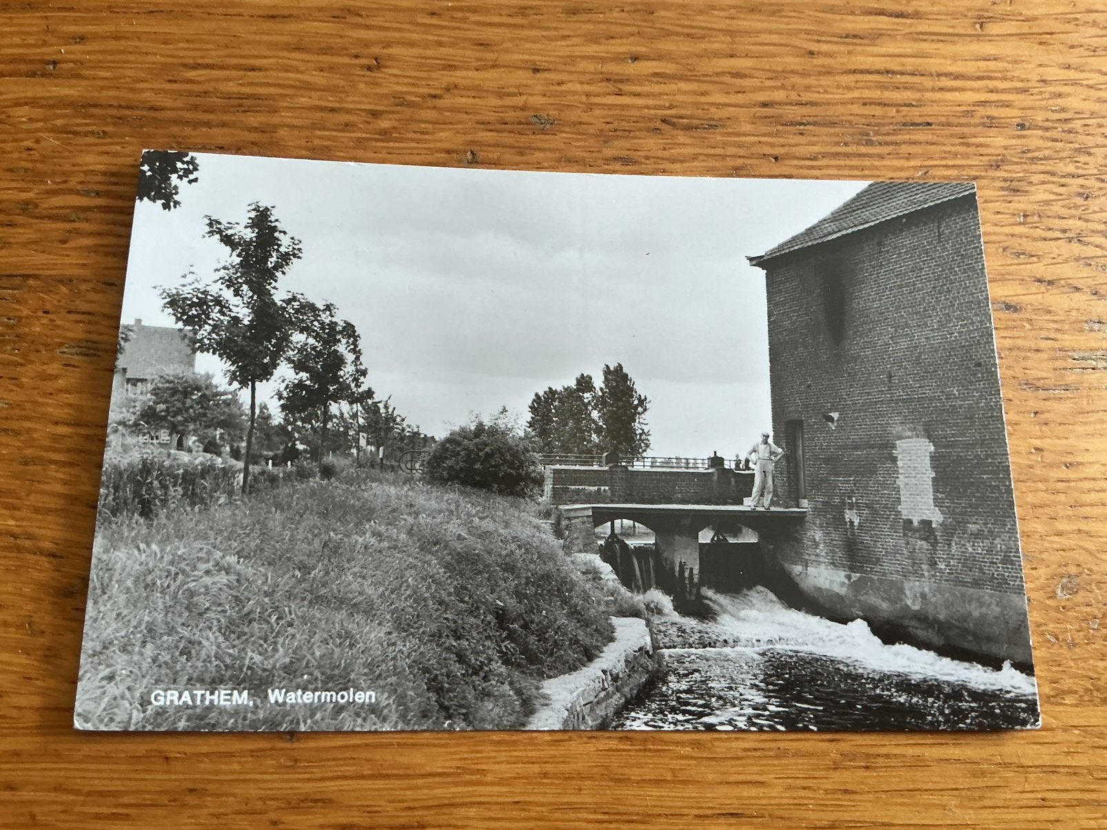 V192 Grathem watermolen, Verzamelen, Ansichtkaarten | Nederland, Ophalen of Verzenden