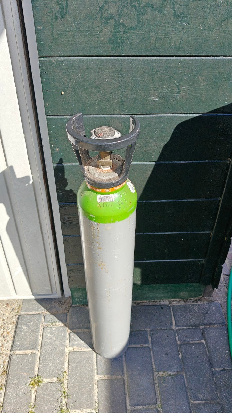 10L argon fles, Ophalen of Verzenden, Zo goed als nieuw
