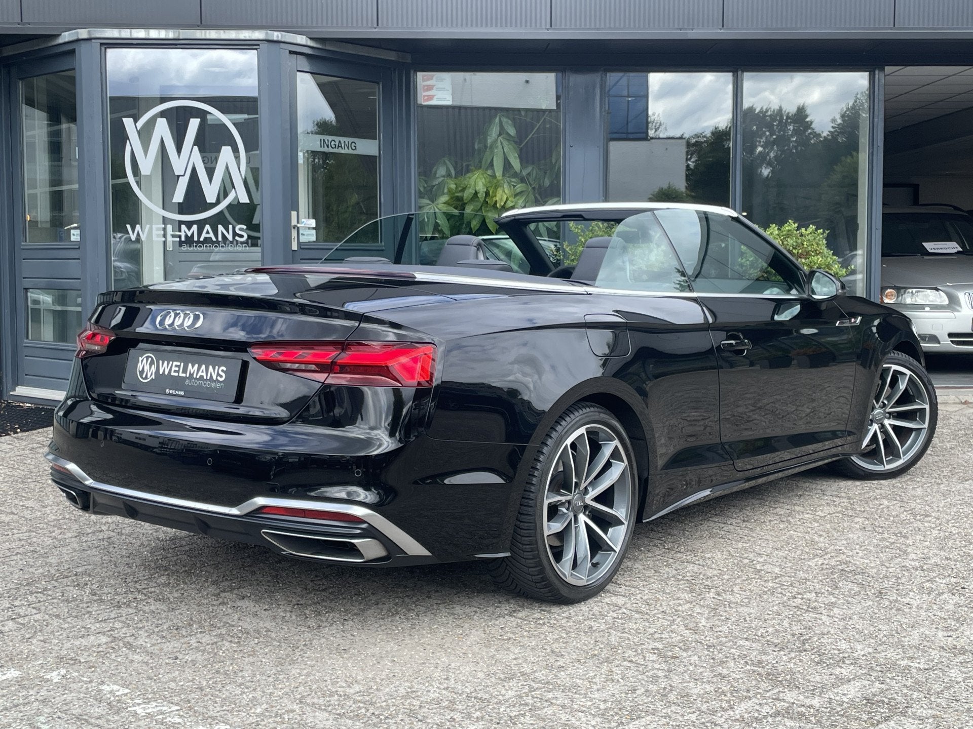 Audi A5 Cabriolet 40 TFSI Launch edition Sport S-line int |, Auto's, Audi, Gebruikt, 4 cilinders, 4 stoelen, Zwart