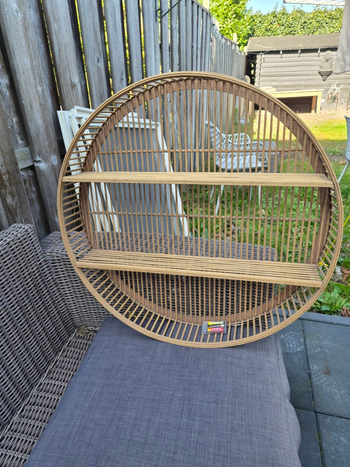 Rotan Xenos wanddecoratie - Zo goed als nieuw, Boho, Decoratieobject, Ophalen of Verzenden, Zo goed als nieuw