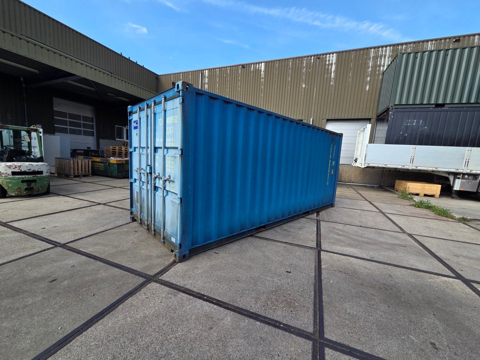 Nette gebruikte 20ft container zeecontainer 3/5, Ophalen of Verzenden