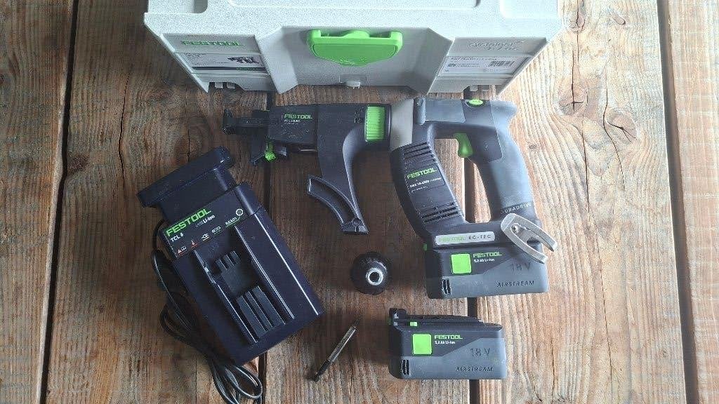 Festool DWC 18-4500 Accu Schroefautomaat bandschroefmachine, ., Ophalen of Verzenden, Zo goed als nieuw, .