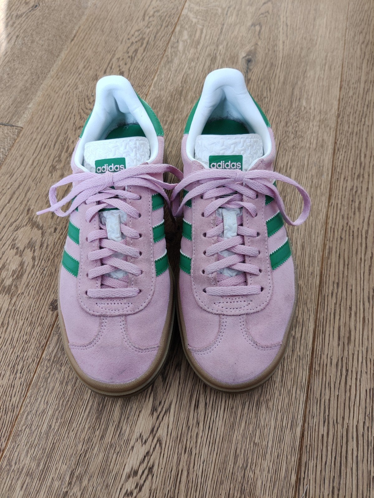 Adidas Gazelle Bold Roze/Groen Sneakers - Maat 38, Adidas, Ophalen of Verzenden, Roze, Sneakers of Gympen