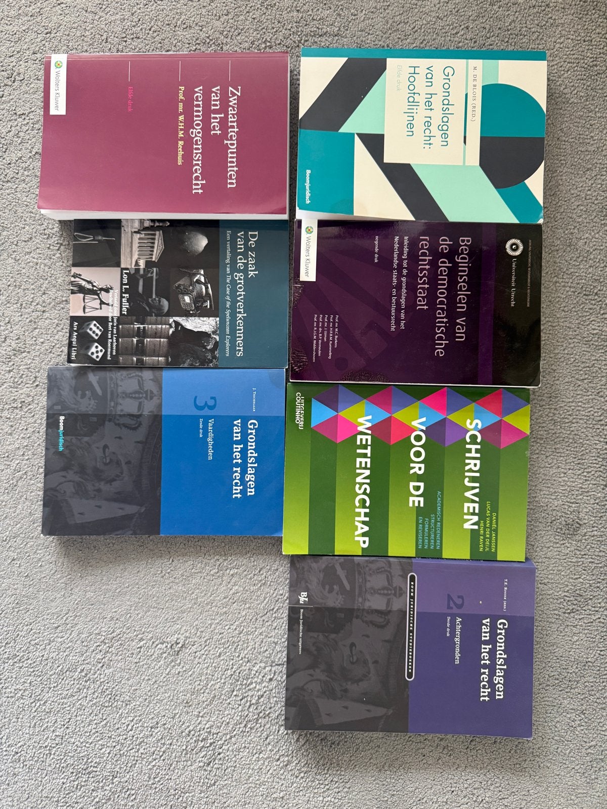 Boeken rechtsgeleerdheid Universiteit Utrecht (UU) jaar 1, Boeken, Studieboeken en Cursussen, Ophalen of Verzenden, Gamma, Gelezen