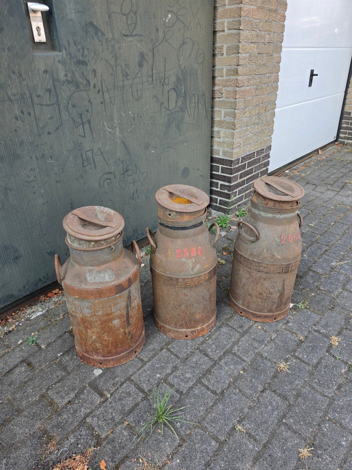 antieke melkbussen - Decoratief en robuust, Ophalen